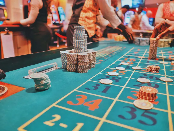 Table de roulette au casino